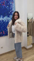 Chaquetón rizado Salma